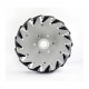 (6 inch)152mm Aluminum Mecanum Wheels Bush Right 14165R